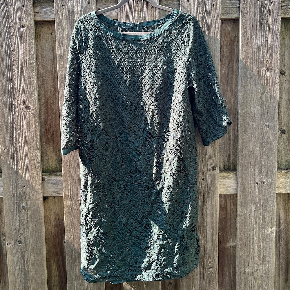 LOFT dress- Size 14- Green